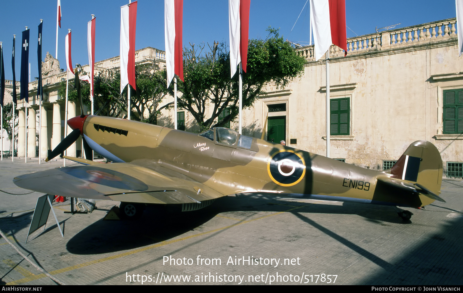 Aircraft Photo of EN199 | Supermarine 361 Spitfire F9 | UK - Air Force | AirHistory.net #517857