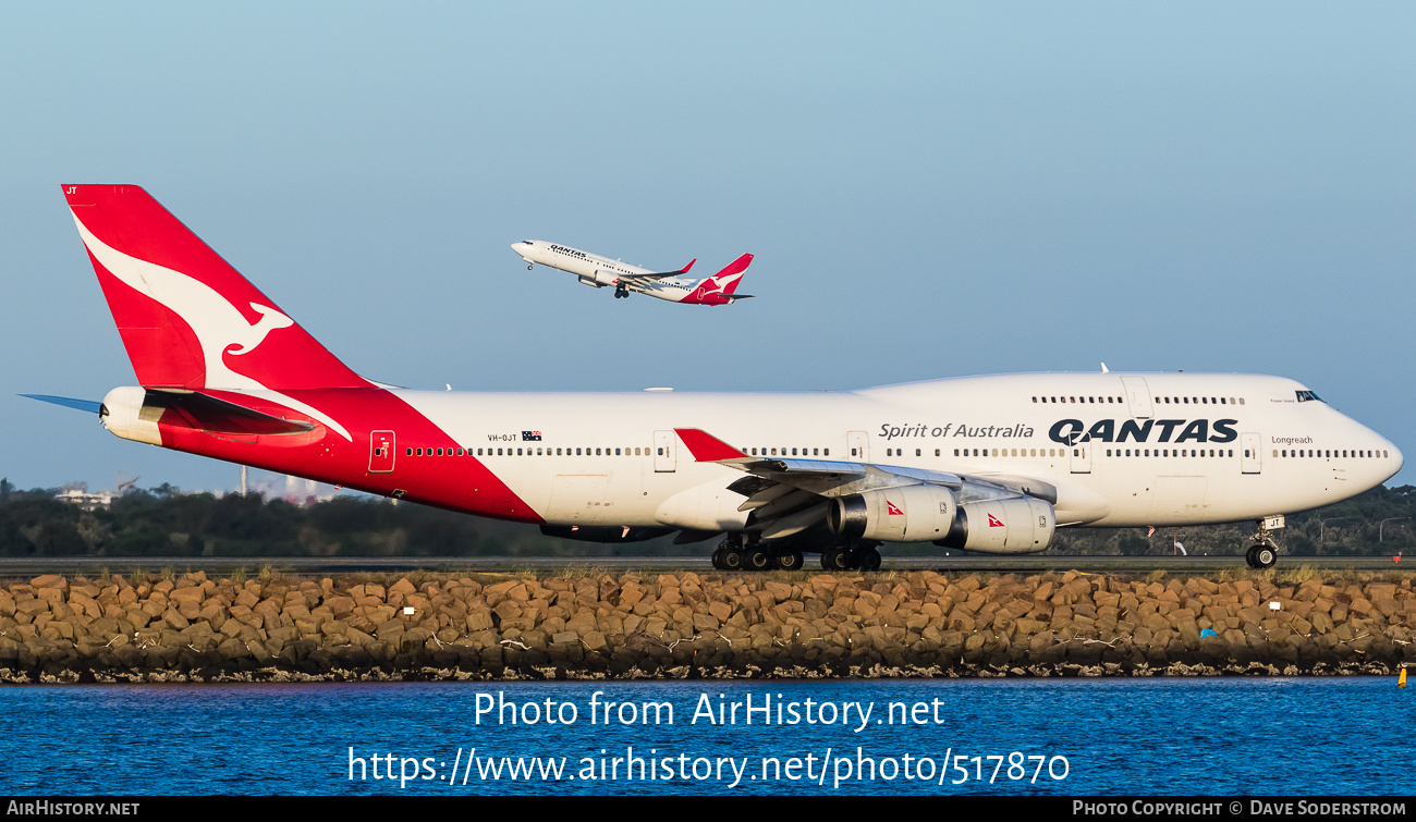 Aircraft Photo of VH-OJT | Boeing 747-438 | Qantas | AirHistory.net #517870