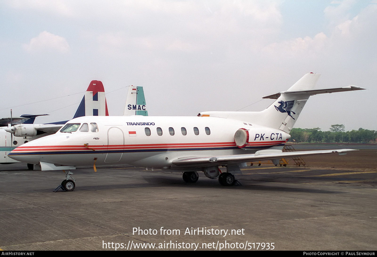 Aircraft Photo of PK-CTA | British Aerospace HS-125-700A | Transindo | AirHistory.net #517935