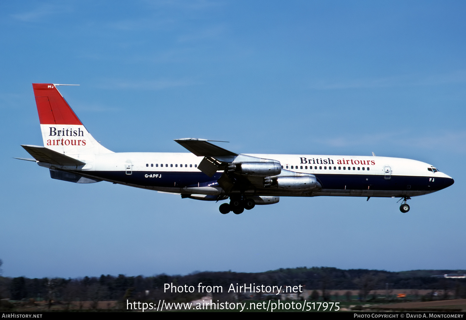 Aircraft Photo of G-APFJ | Boeing 707-436 | British Airtours | AirHistory.net #517975