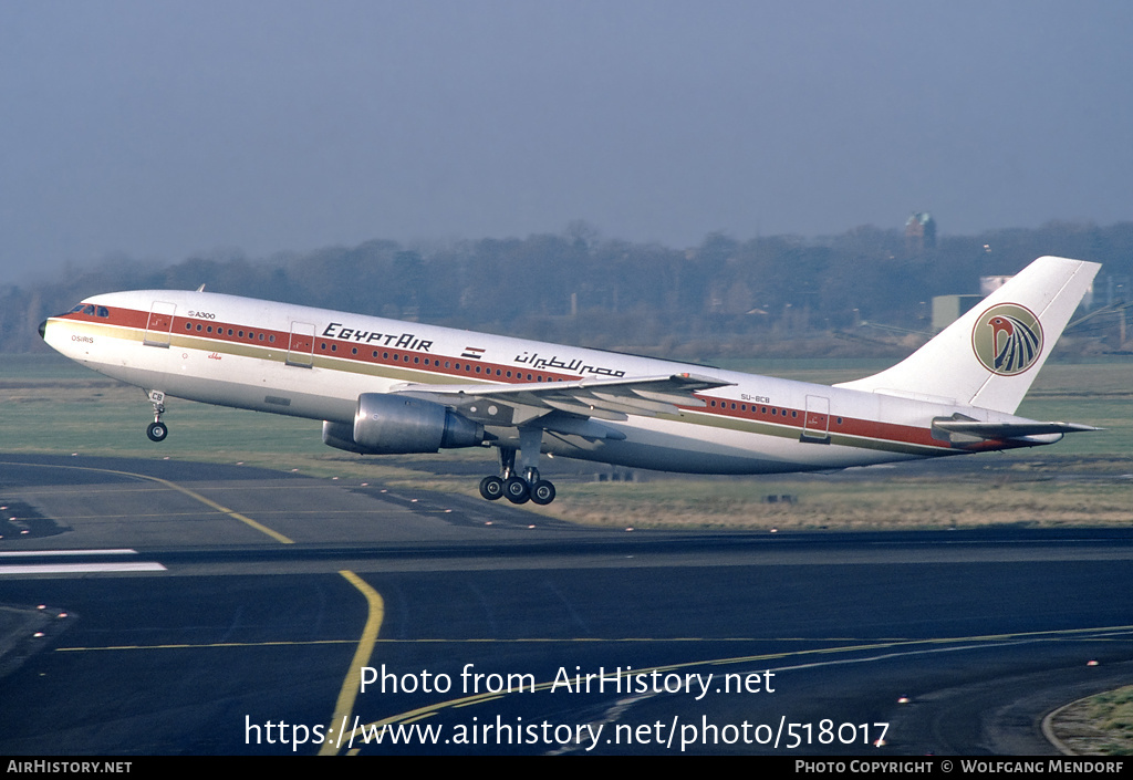 Aircraft Photo of SU-BCB | Airbus A300B4-203 | EgyptAir | AirHistory.net #518017