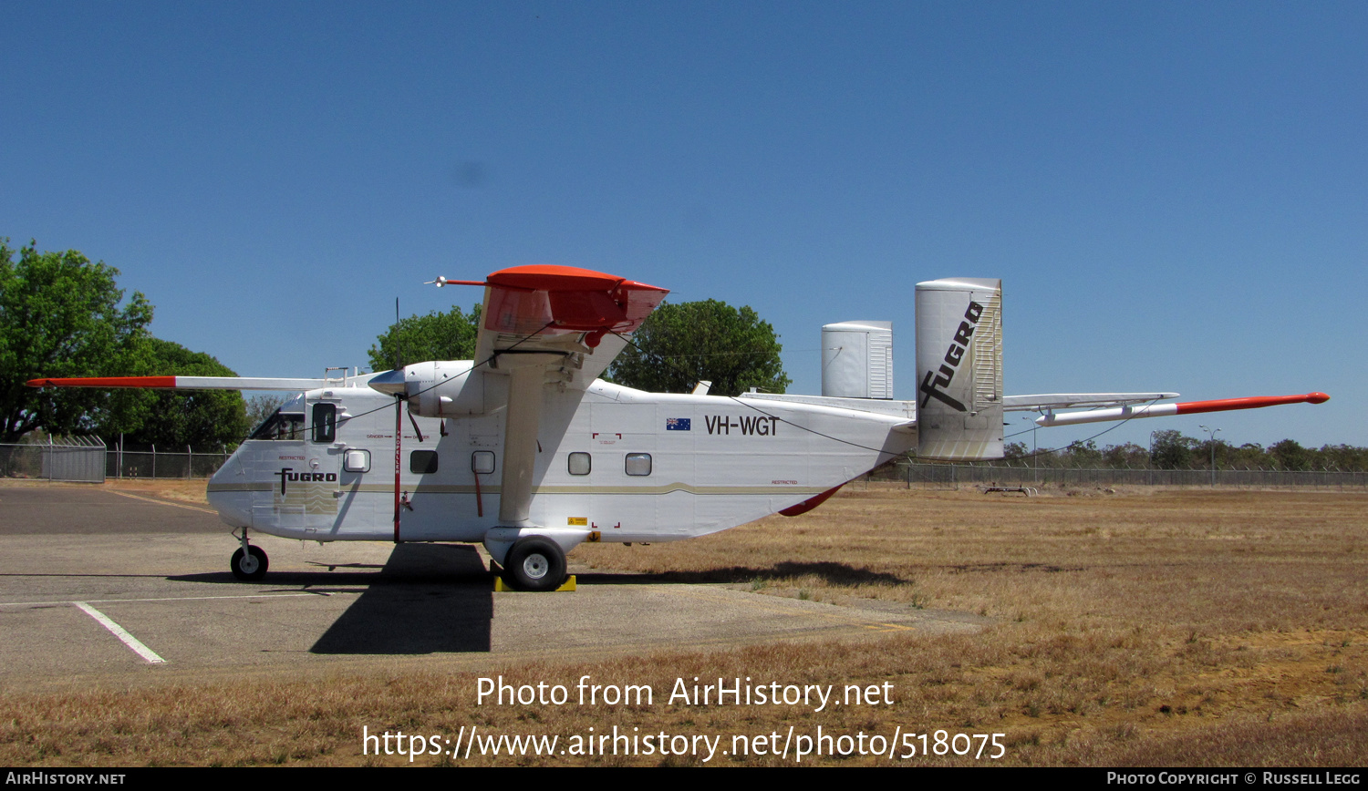 Aircraft Photo of VH-WGT | Short SC.7 Skyvan 3-100 | Fugro Airborne Surveys | AirHistory.net #518075