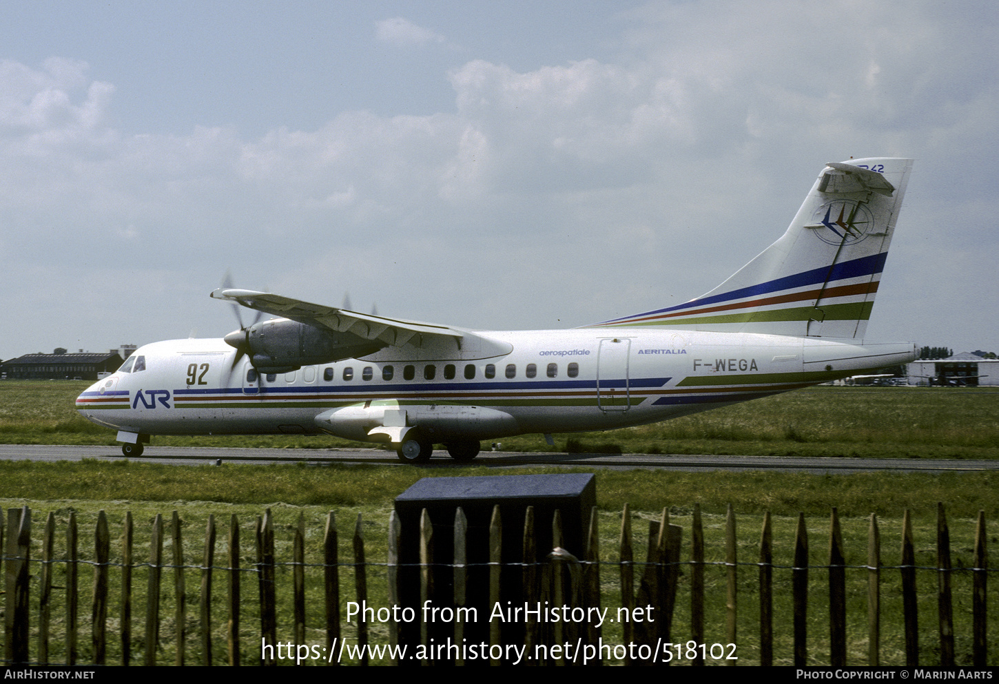 Aircraft Photo of F-WEGA | ATR ATR-42-200 | Aerospatiale Aeritalia | AirHistory.net #518102