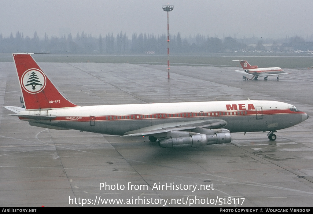 Aircraft Photo of OD-AFT | Boeing 720-023B | MEA - Middle East Airlines | AirHistory.net #518117