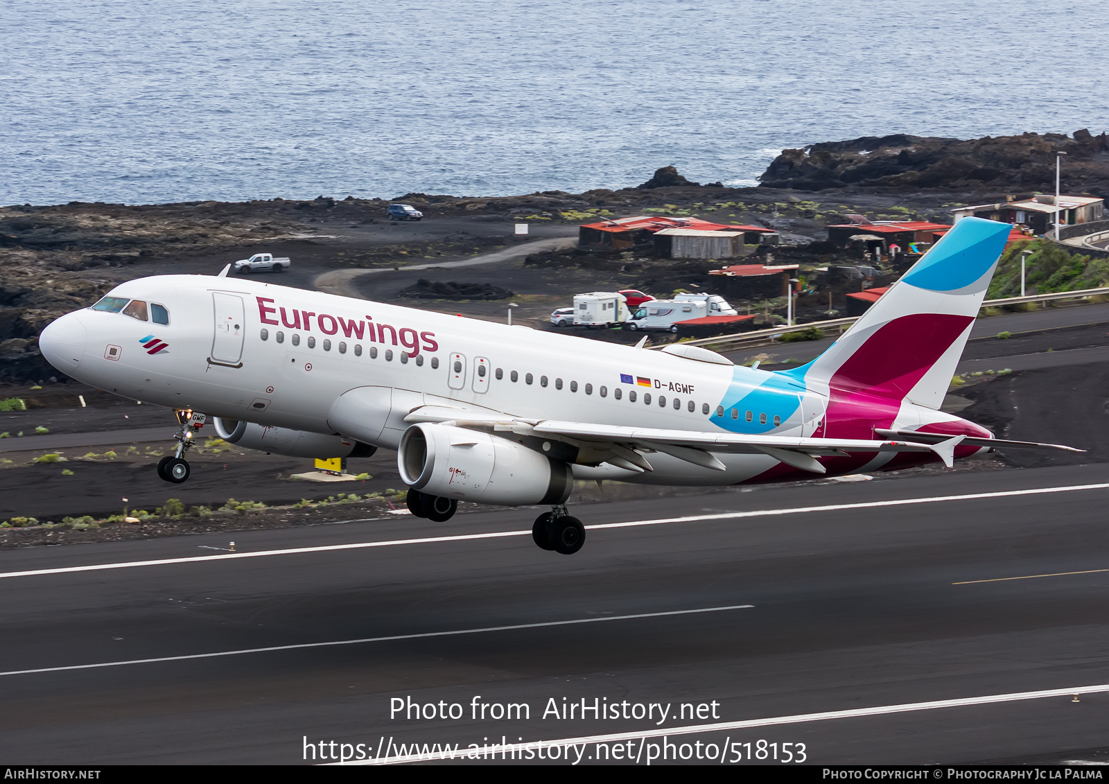 Aircraft Photo of D-AGWF | Airbus A319-132 | Eurowings | AirHistory.net #518153