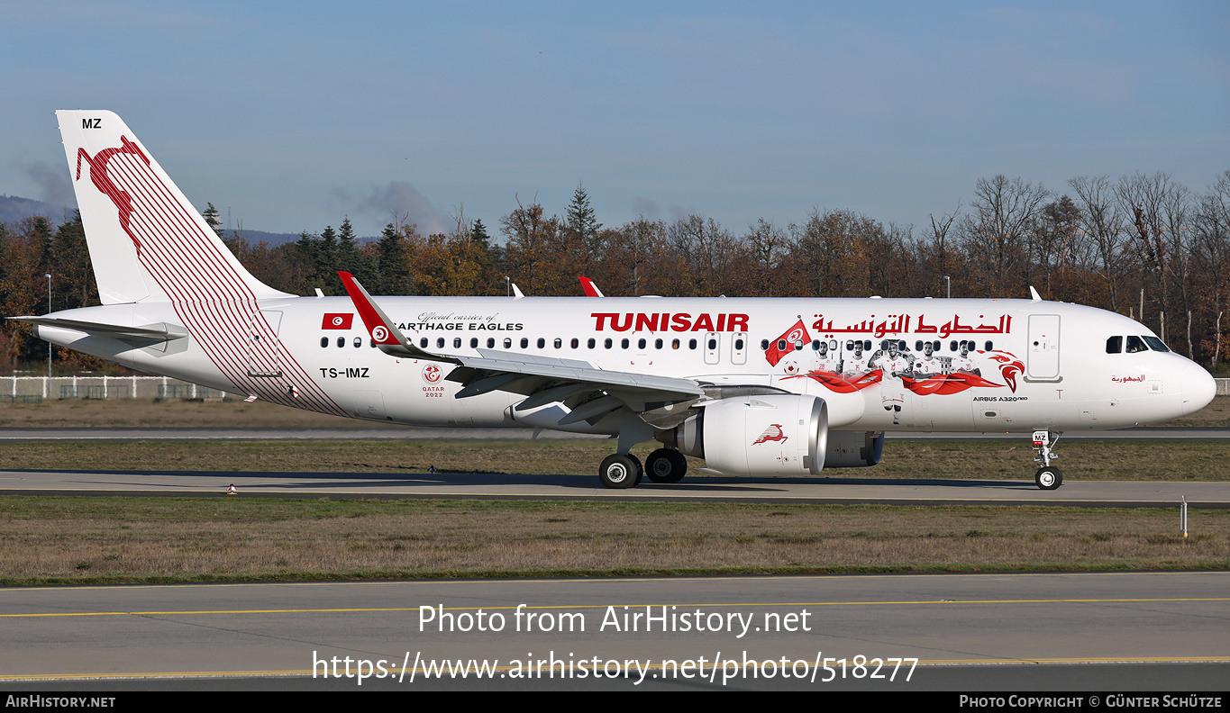 Aircraft Photo of TS-IMZ | Airbus A320-251N | Tunisair | AirHistory.net #518277