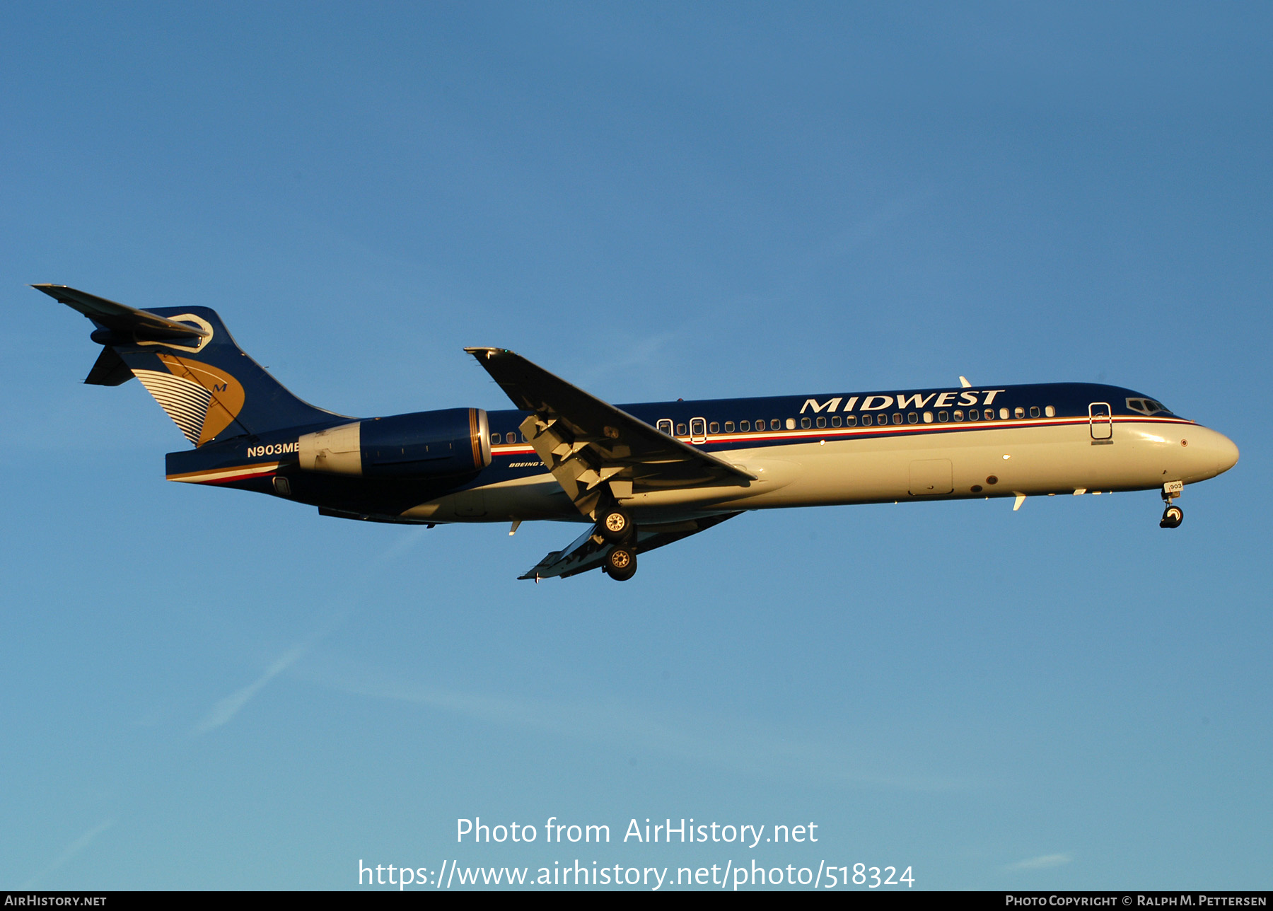 Aircraft Photo of N903ME | Boeing 717-2BL | Midwest Airlines | AirHistory.net #518324