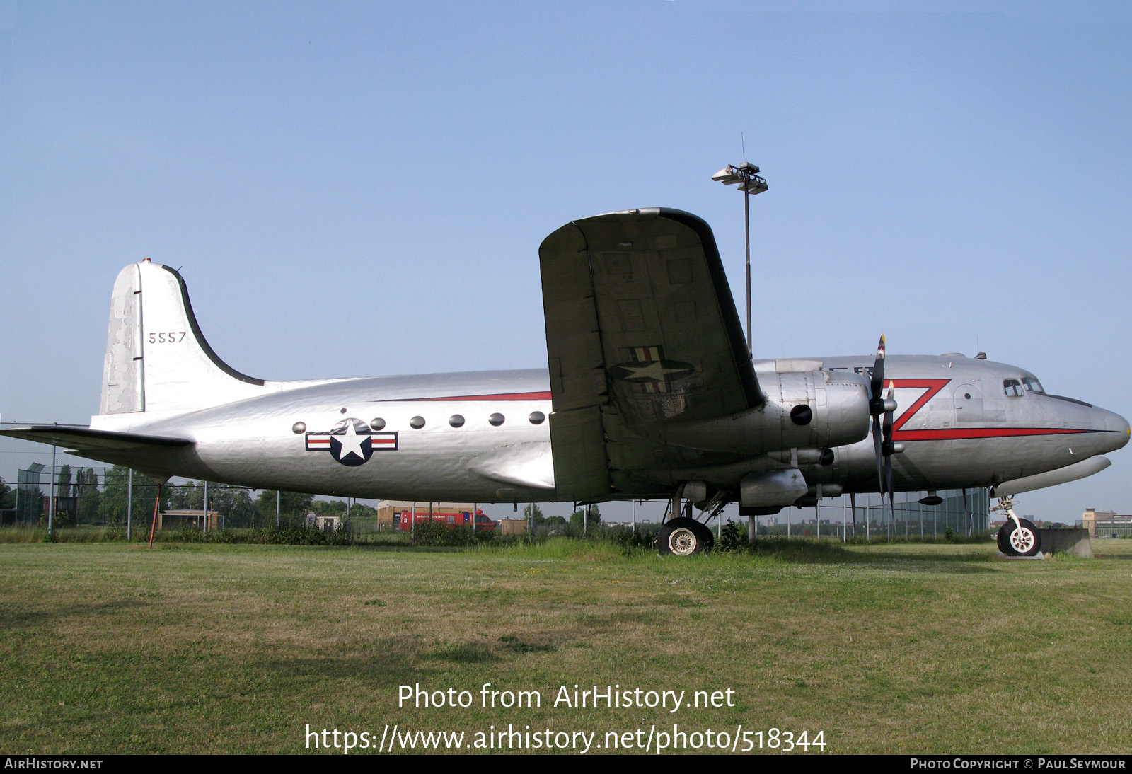 Aircraft Photo of 45-557 / 5557 | Douglas C-54G Skymaster | USA - Air Force | AirHistory.net #518344