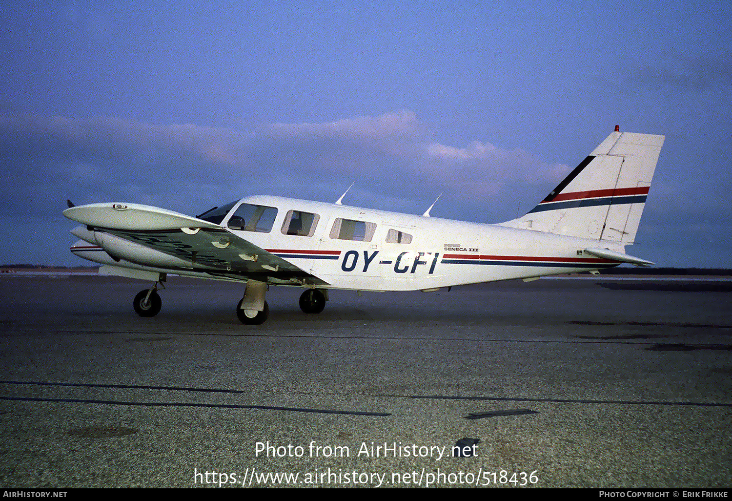 Aircraft Photo of OY-CFI | Piper PA-34-220T Seneca III | AirHistory.net #518436