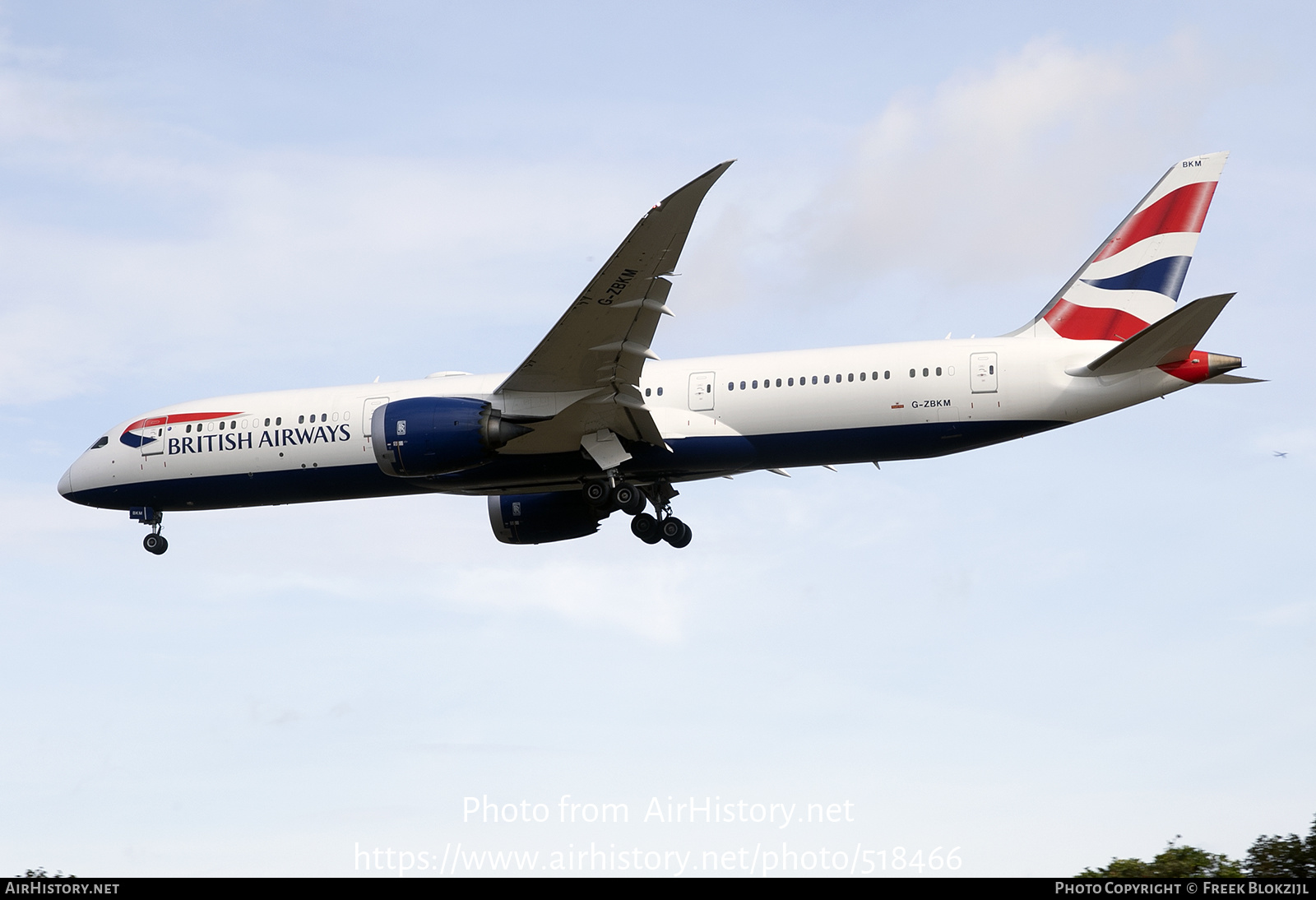 Aircraft Photo of G-ZBKM | Boeing 787-9 Dreamliner | British Airways | AirHistory.net #518466