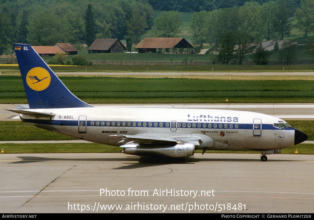 Aircraft Photo of D-ABEL | Boeing 737-130 | Lufthansa | AirHistory.net #518481