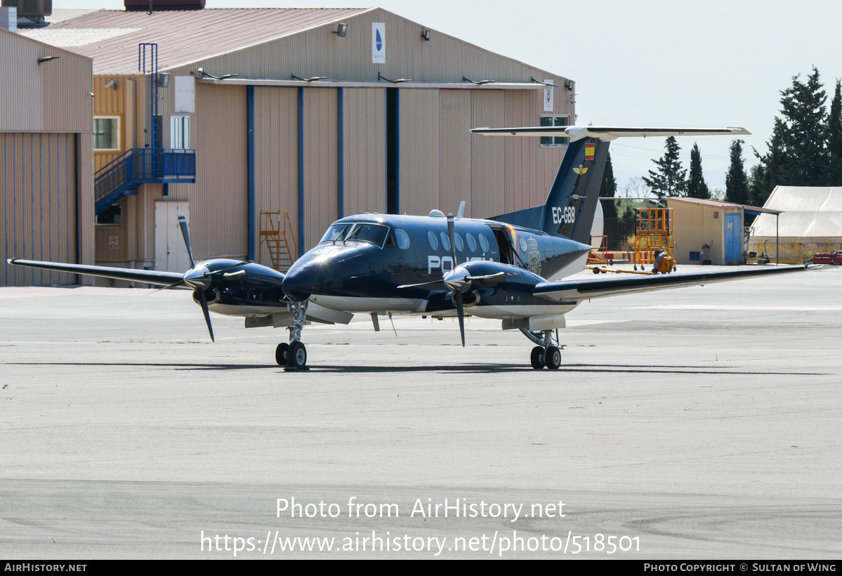 Aircraft Photo of EC-GBB | Beechcraft B200GT Super King Air | Policía | AirHistory.net #518501