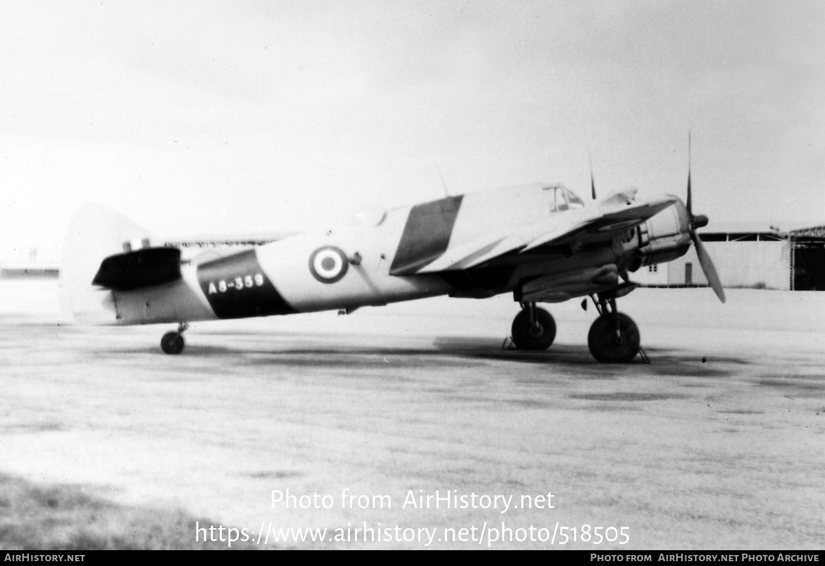 Aircraft Photo of A8-359 | Bristol 156 Beaufighter Mk21 | Australia - Air Force | AirHistory.net #518505