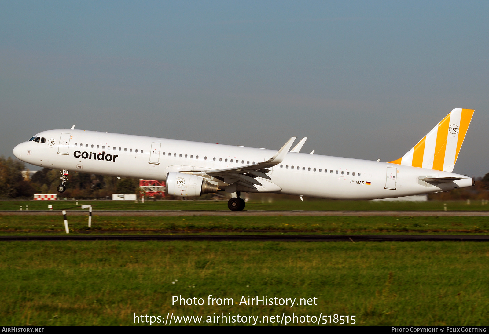 Aircraft Photo of D-AIAS | Airbus A321-211 | Condor Flugdienst | AirHistory.net #518515