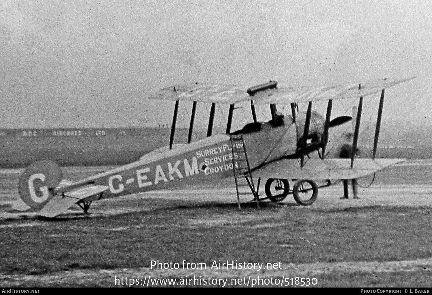 Aircraft Photo of G-EAKM | Avro 536 | Surrey Flying Services | AirHistory.net #518530