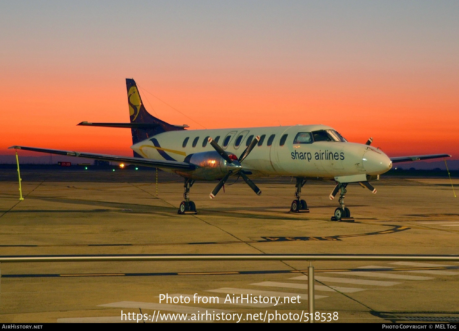 Aircraft Photo of VH-SWK | Fairchild SA-227DC Metro 23 | Sharp Airlines | AirHistory.net #518538