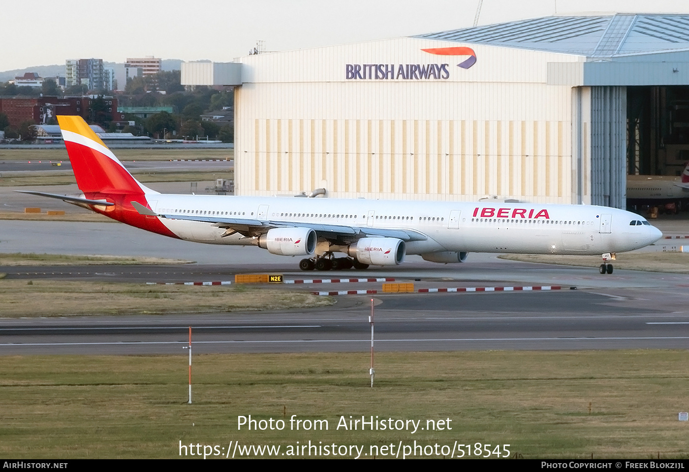 Aircraft Photo of EC-JCZ | Airbus A340-642 | Iberia | AirHistory.net #518545