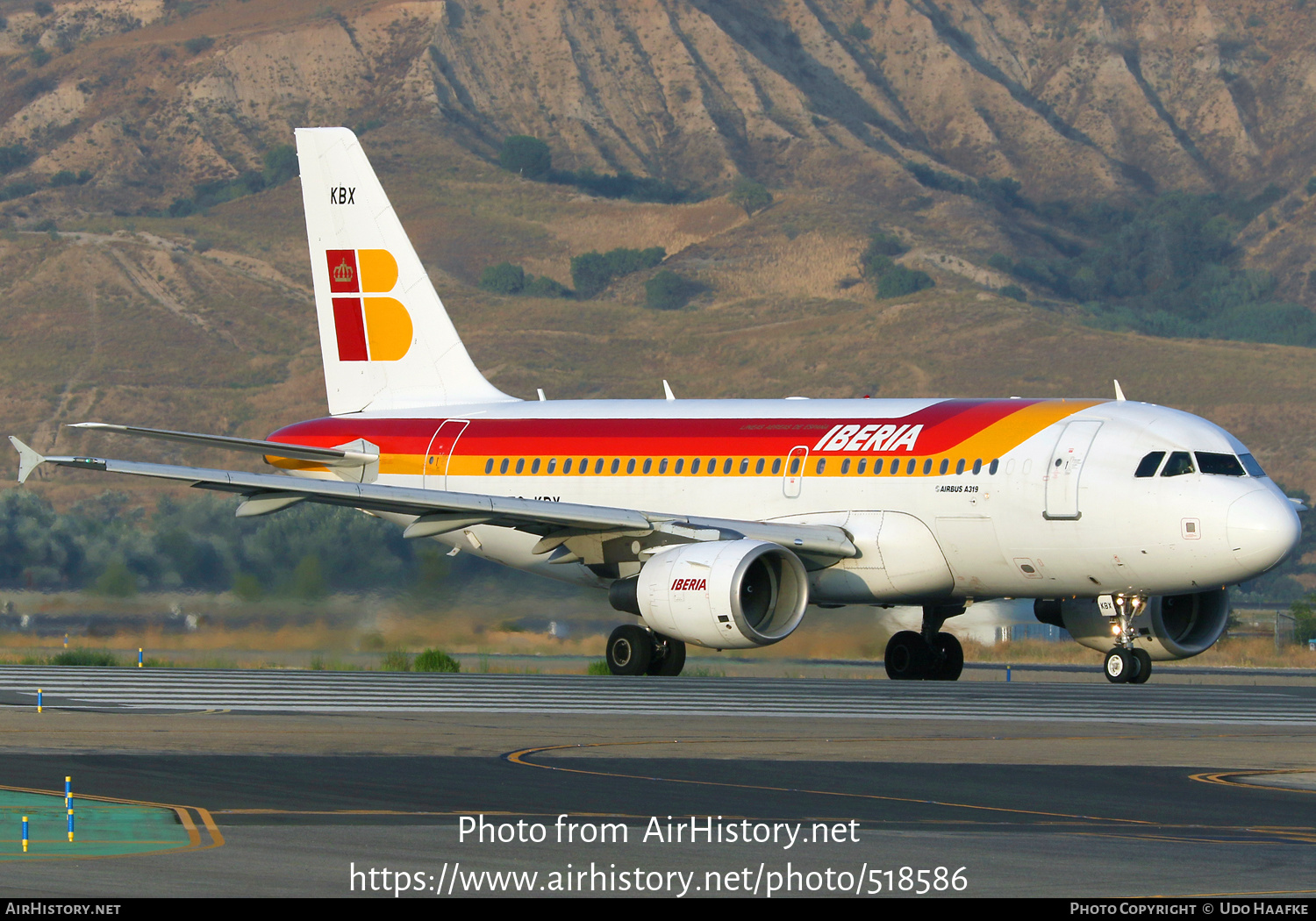 Aircraft Photo of EC-KBX | Airbus A319-111 | Iberia | AirHistory.net #518586