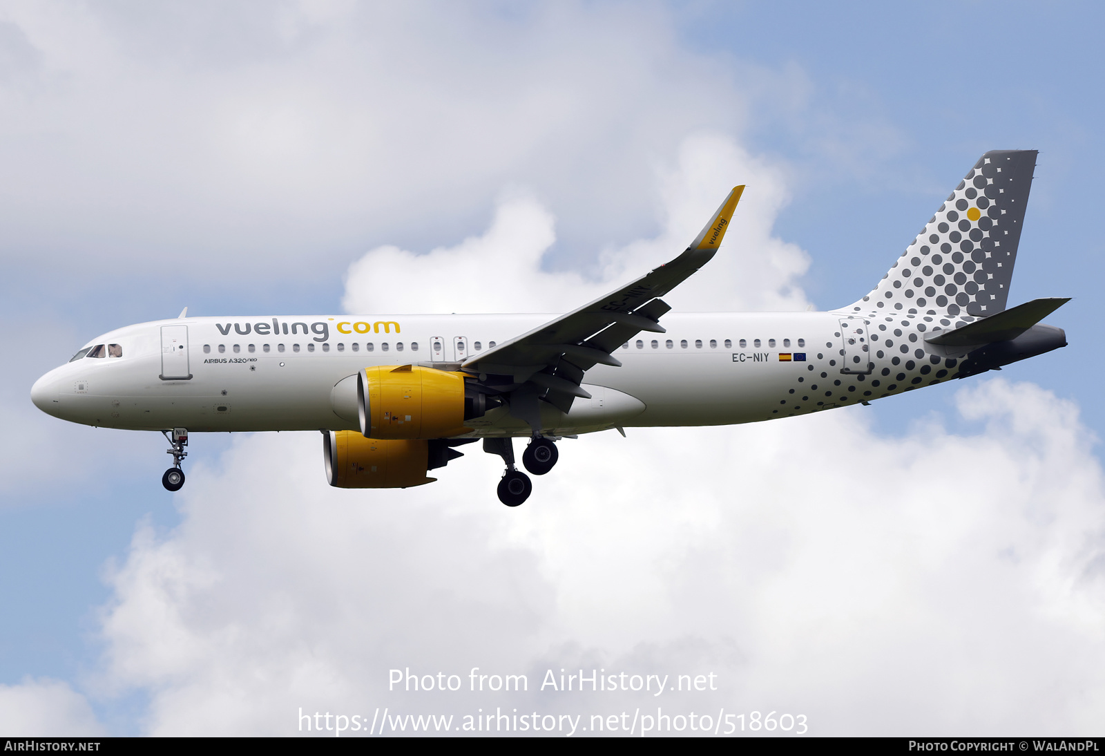 Aircraft Photo of EC-NIY | Airbus A320-271N | Vueling Airlines | AirHistory.net #518603