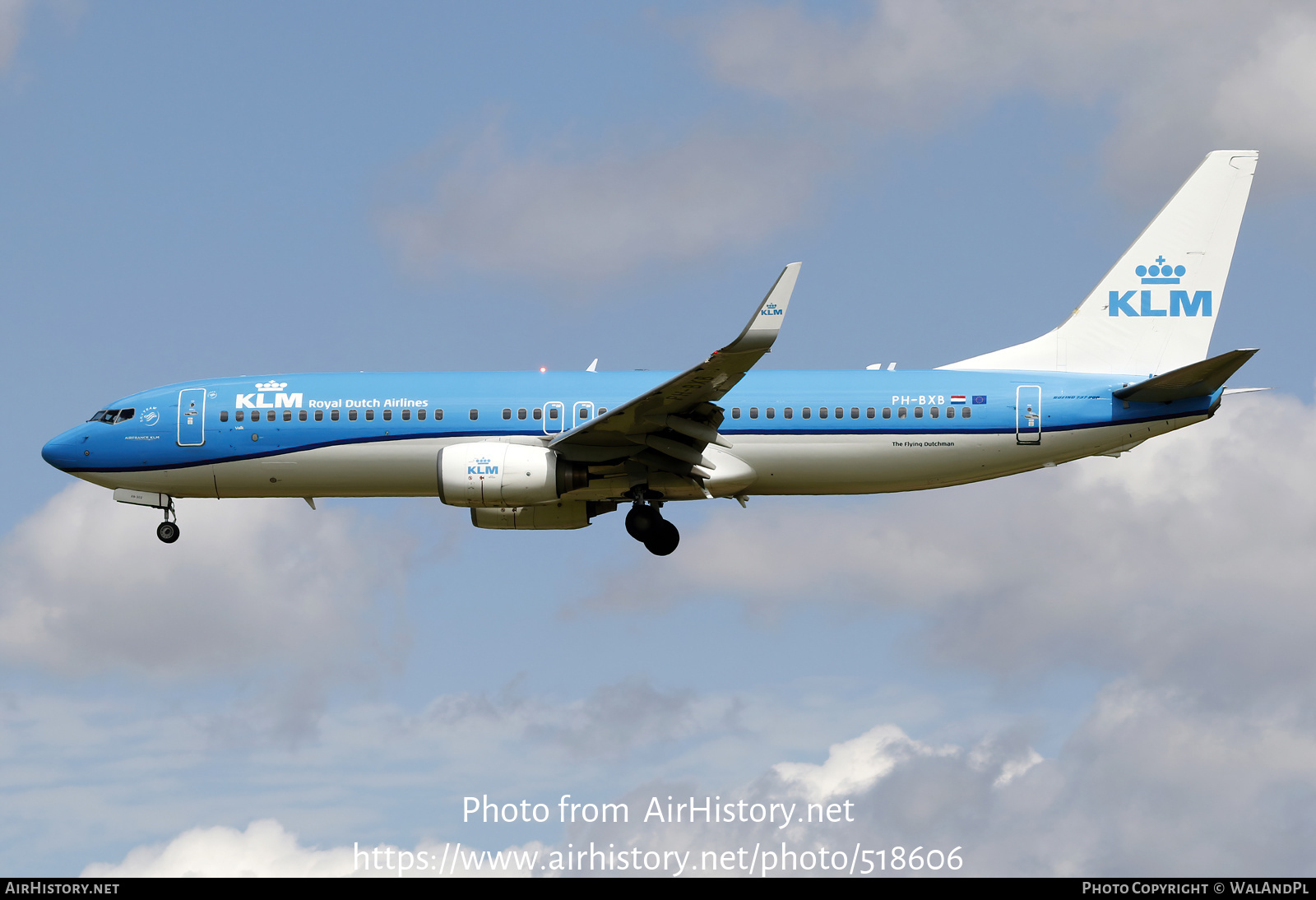 Aircraft Photo of PH-BXB | Boeing 737-8K2 | KLM - Royal Dutch Airlines | AirHistory.net #518606