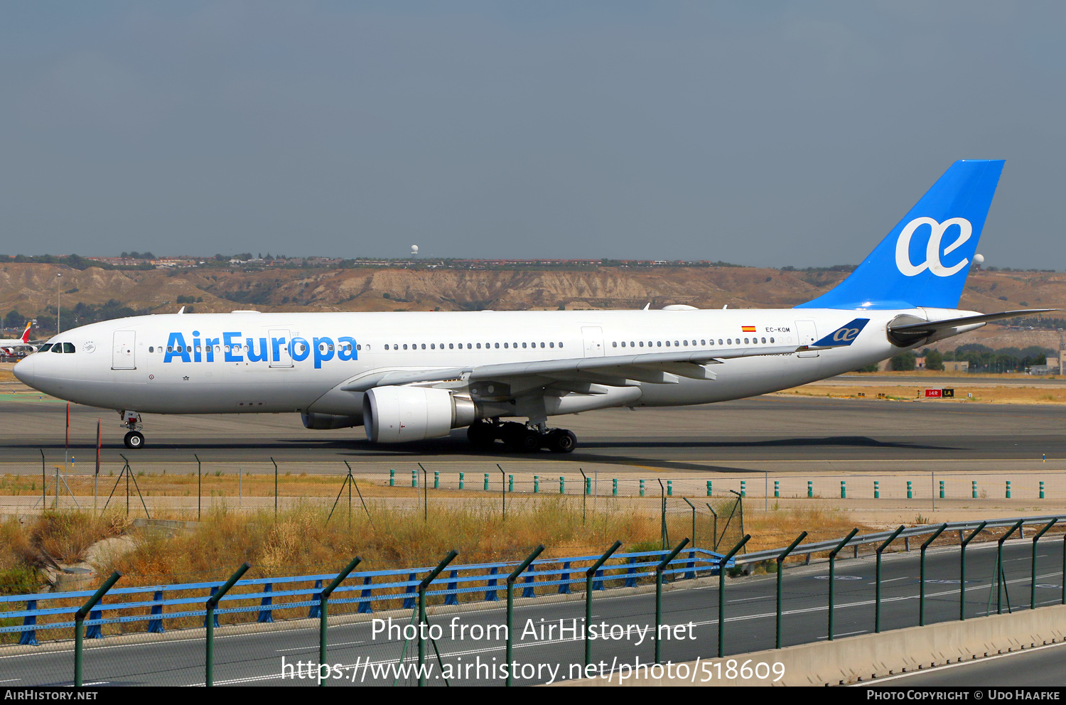 Aircraft Photo of EC-KOM | Airbus A330-202 | Air Europa | AirHistory.net #518609