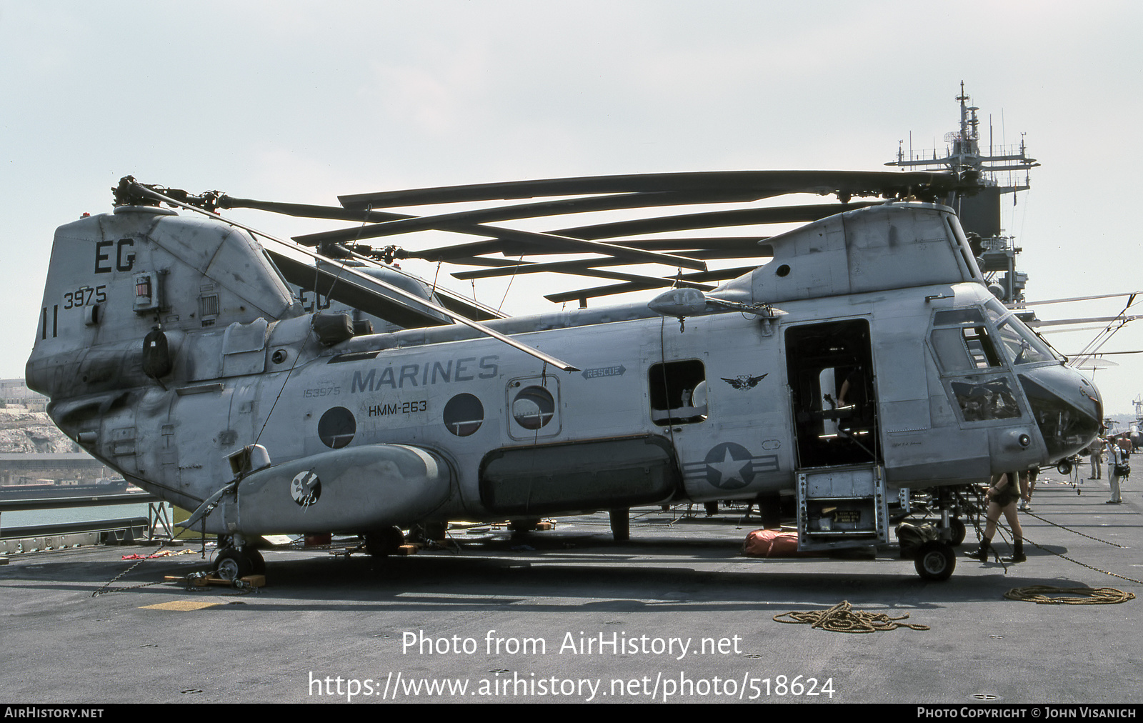 Aircraft Photo of 153975 / 3975 | Boeing Vertol CH-46E Sea Knight | USA - Marines | AirHistory.net #518624