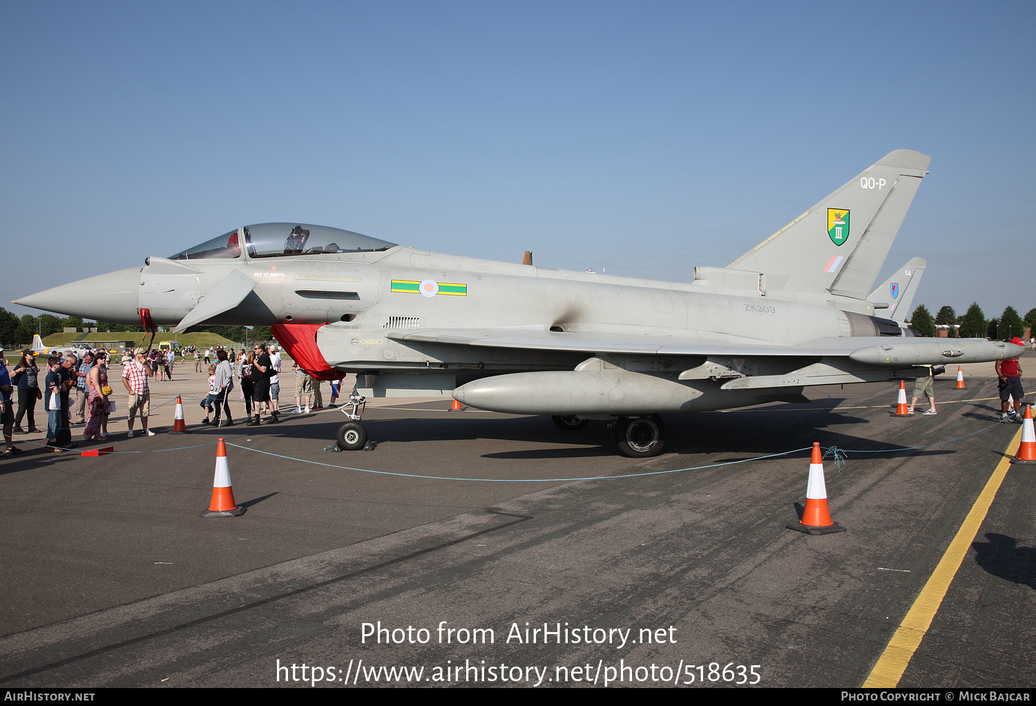 Aircraft Photo of ZK309 | Eurofighter EF-2000 Typhoon FGR4 | UK - Air Force | AirHistory.net #518635