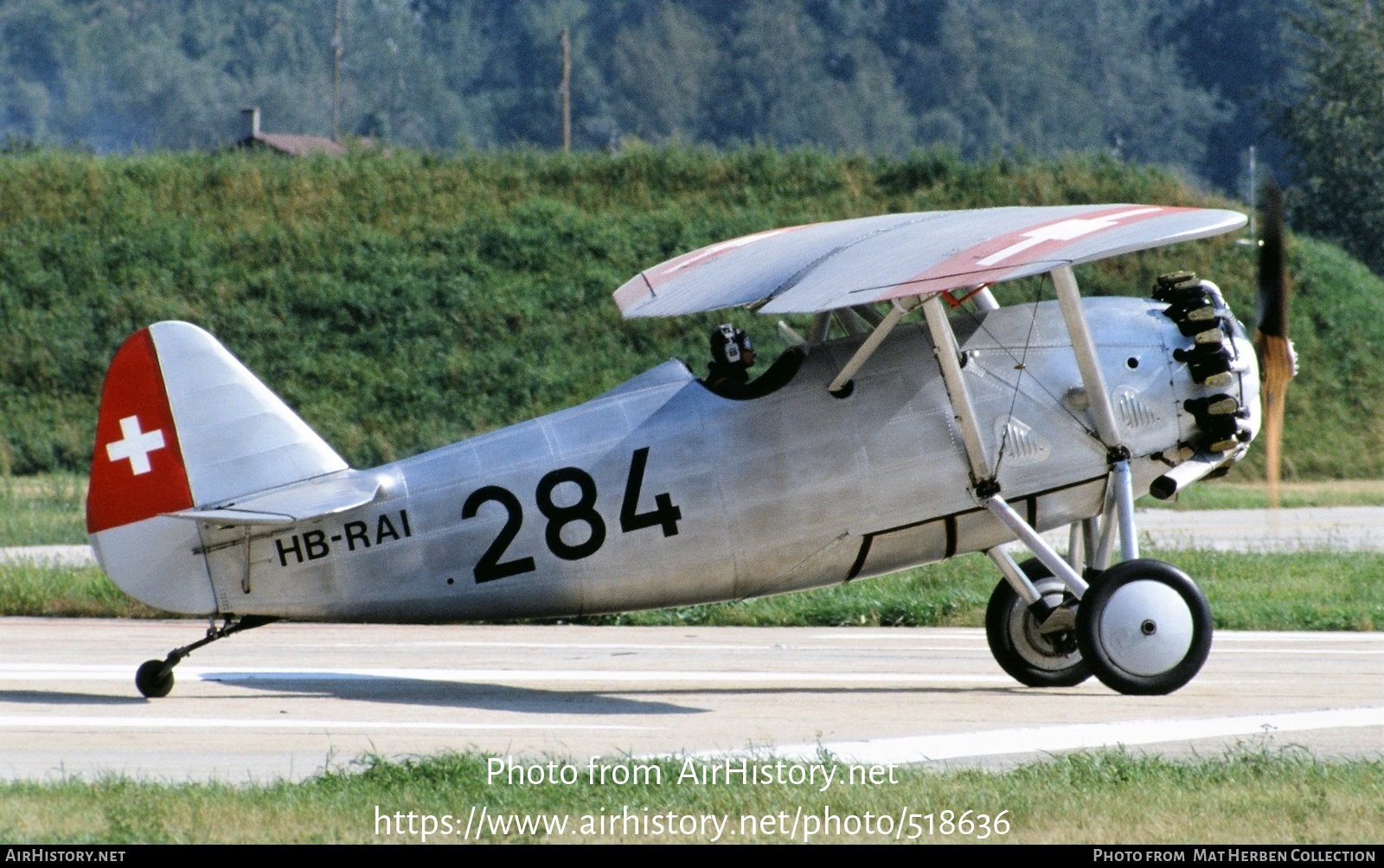 Aircraft Photo of HB-RAI / 284 | Dewoitine D-26 | Switzerland - Air Force | AirHistory.net #518636