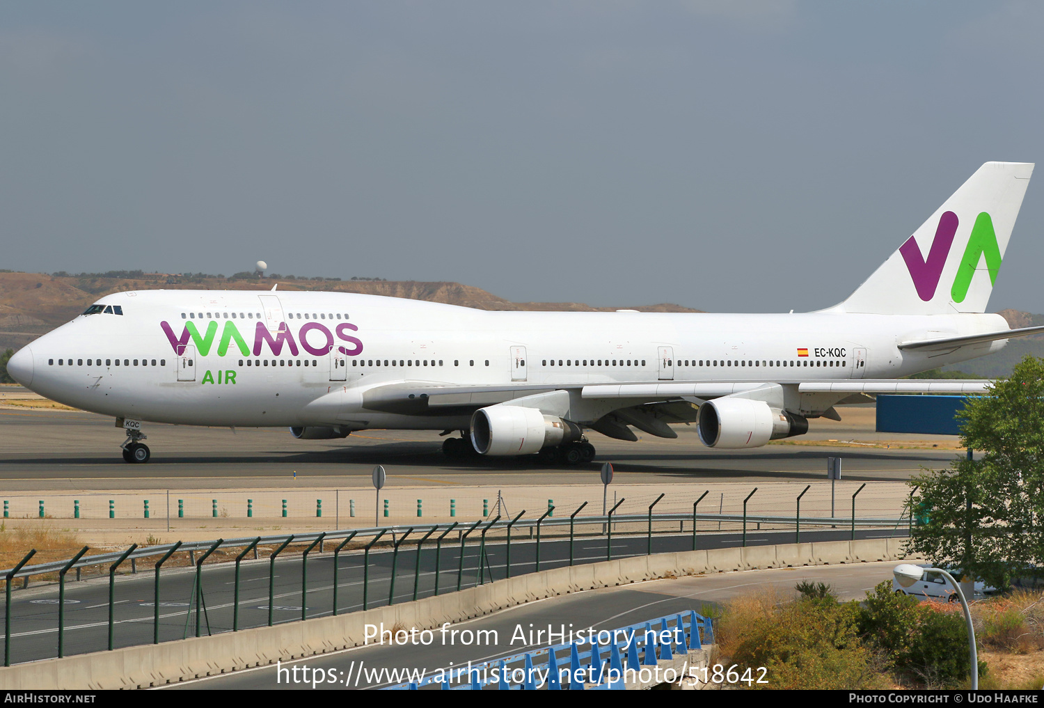 Aircraft Photo of EC-KQC | Boeing 747-412 | Wamos Air | AirHistory.net #518642