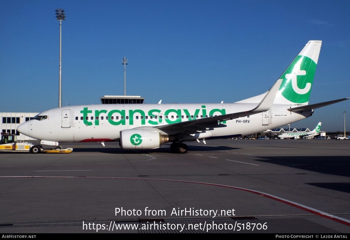 Aircraft Photo of PH-XRV | Boeing 737-7K2 | Transavia | AirHistory.net #518706