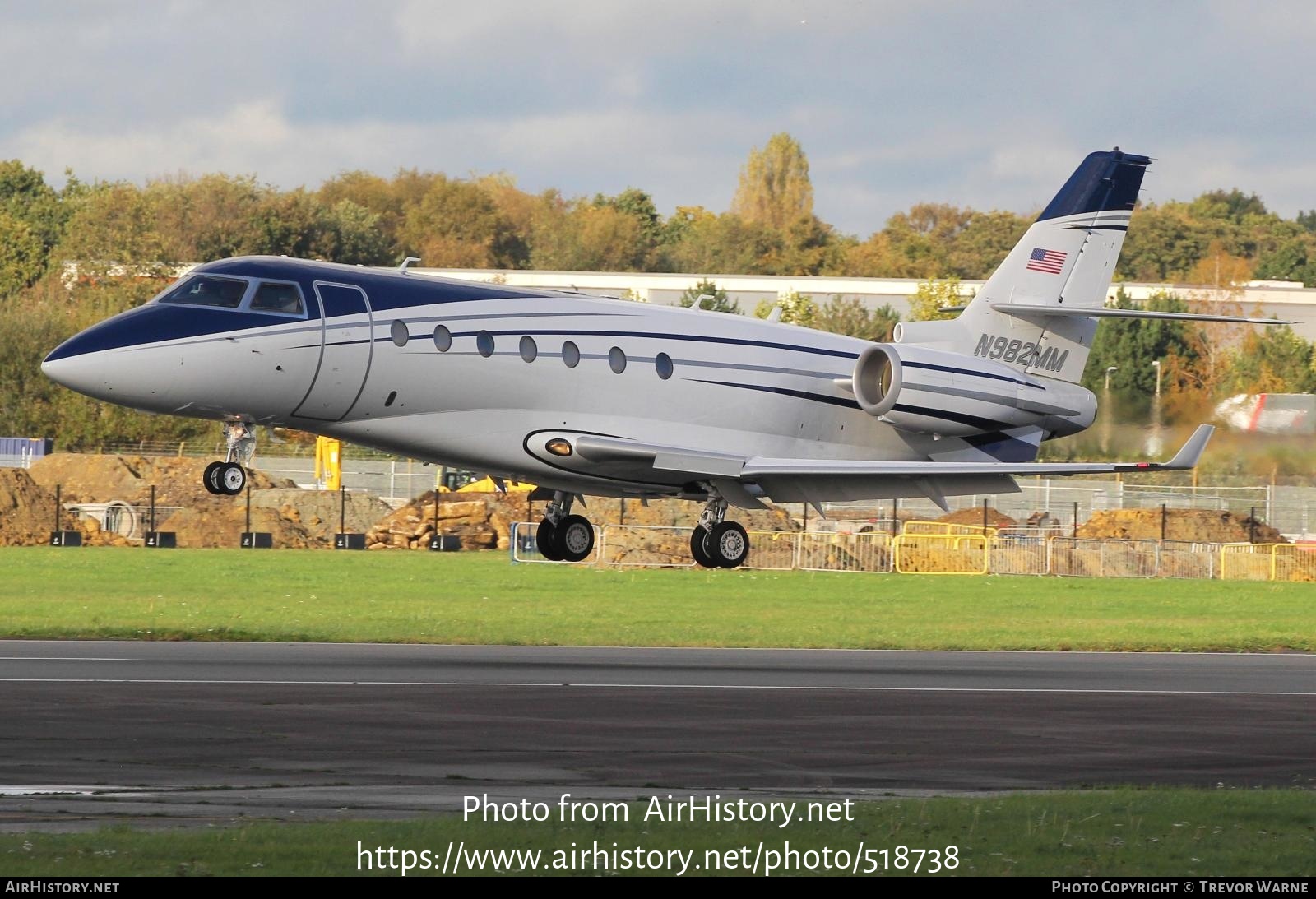 Aircraft Photo of N982MM | Israel Aircraft Industries Gulfstream G200 | AirHistory.net #518738