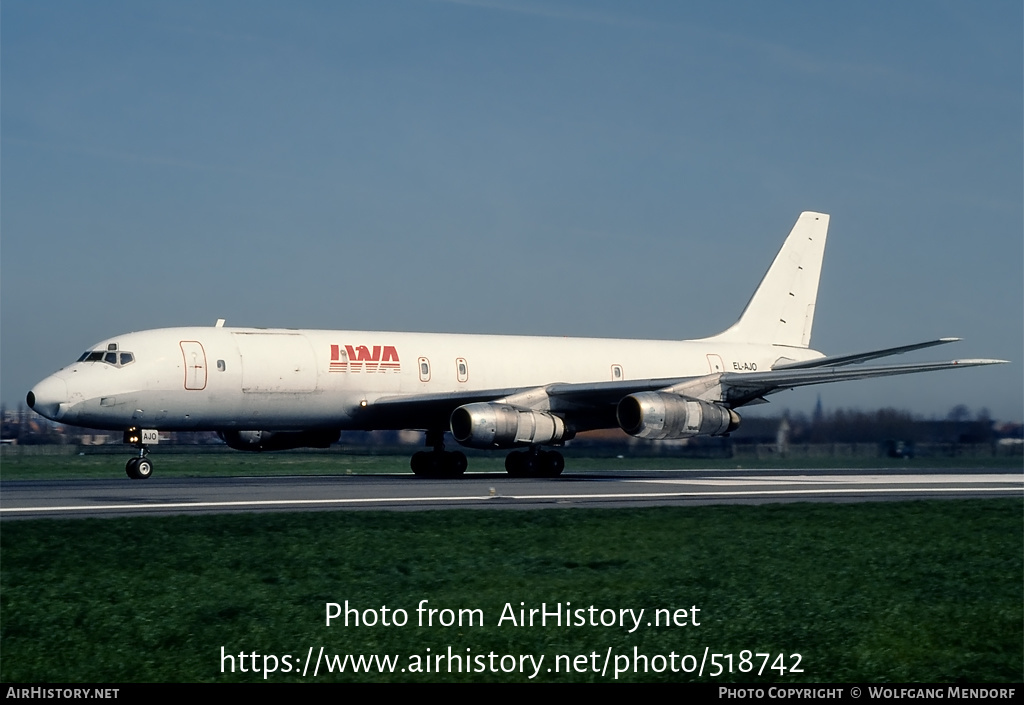 Aircraft Photo of EL-AJO | Douglas DC-8-55(F) | LWA - Liberia World Airlines | AirHistory.net #518742