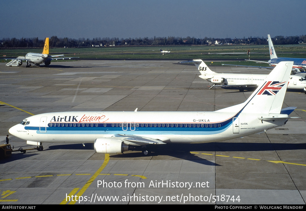 Aircraft Photo of G-UKLA | Boeing 737-4Y0 | Air UK Leisure | AirHistory.net #518744