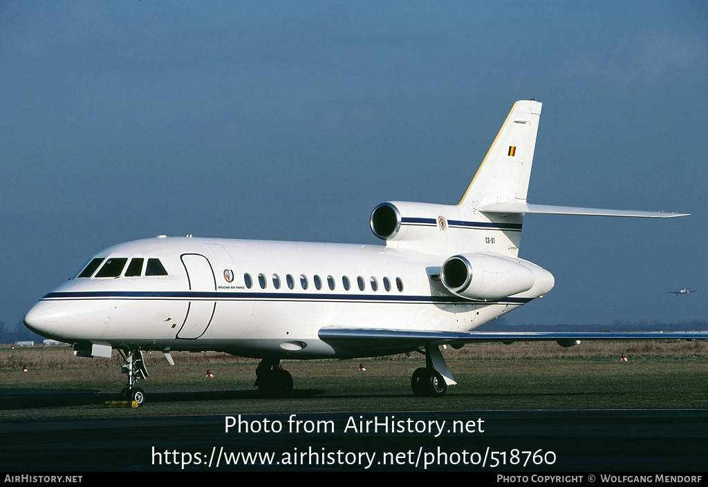 Aircraft Photo of CD-01 | Dassault Falcon 900B | Belgium - Air Force | AirHistory.net #518760