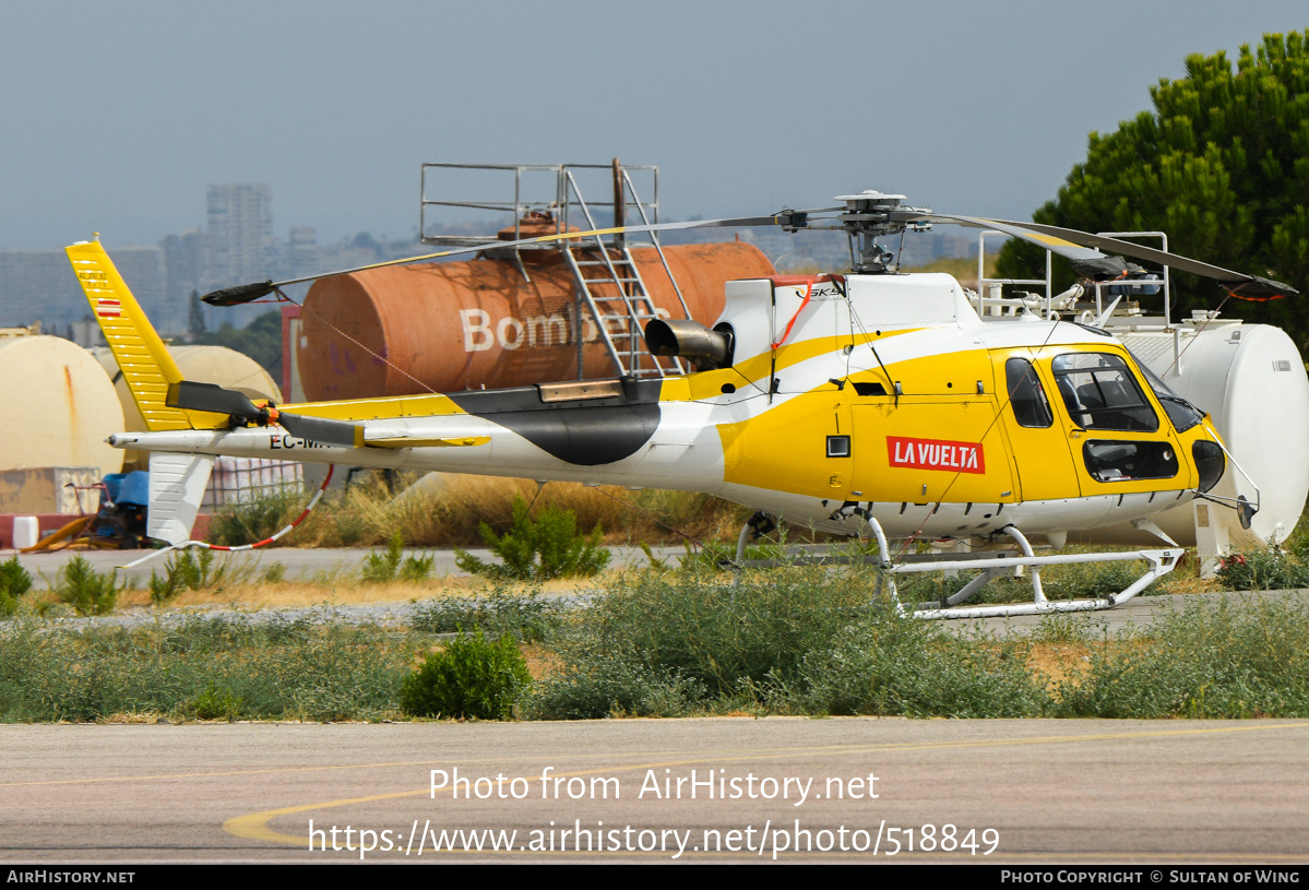 Aircraft Photo of EC-MNE | Eurocopter AS-350B-3 Ecureuil | Cat Helicopters | AirHistory.net #518849