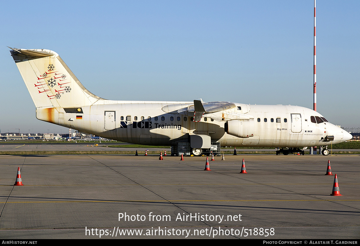 Aircraft Photo of D-NICE | British Aerospace BAe-146-200A | N*ICE Aircraft Services & Support | AirHistory.net #518858