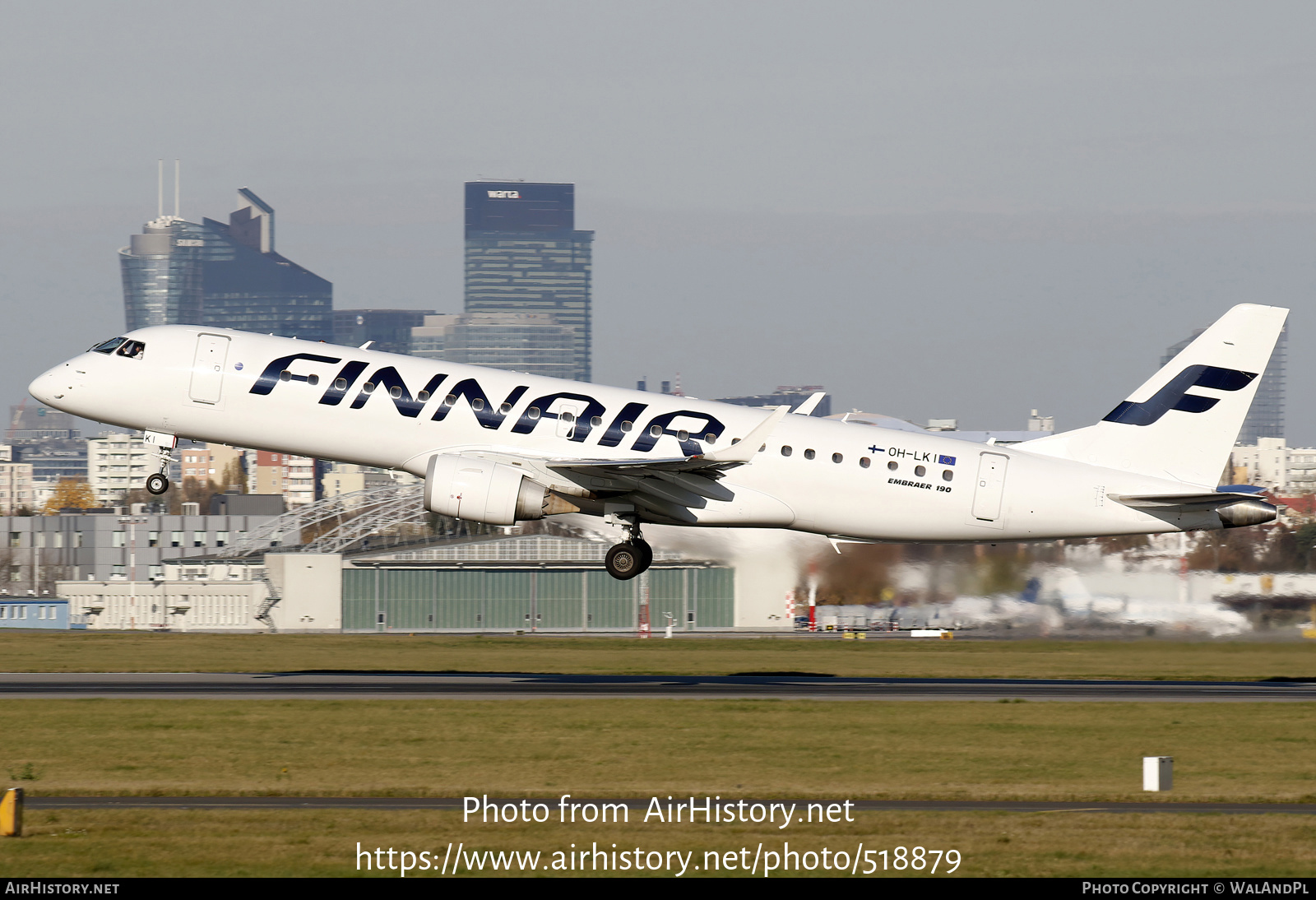 Aircraft Photo of OH-LKI | Embraer 190LR (ERJ-190-100LR) | Finnair | AirHistory.net #518879