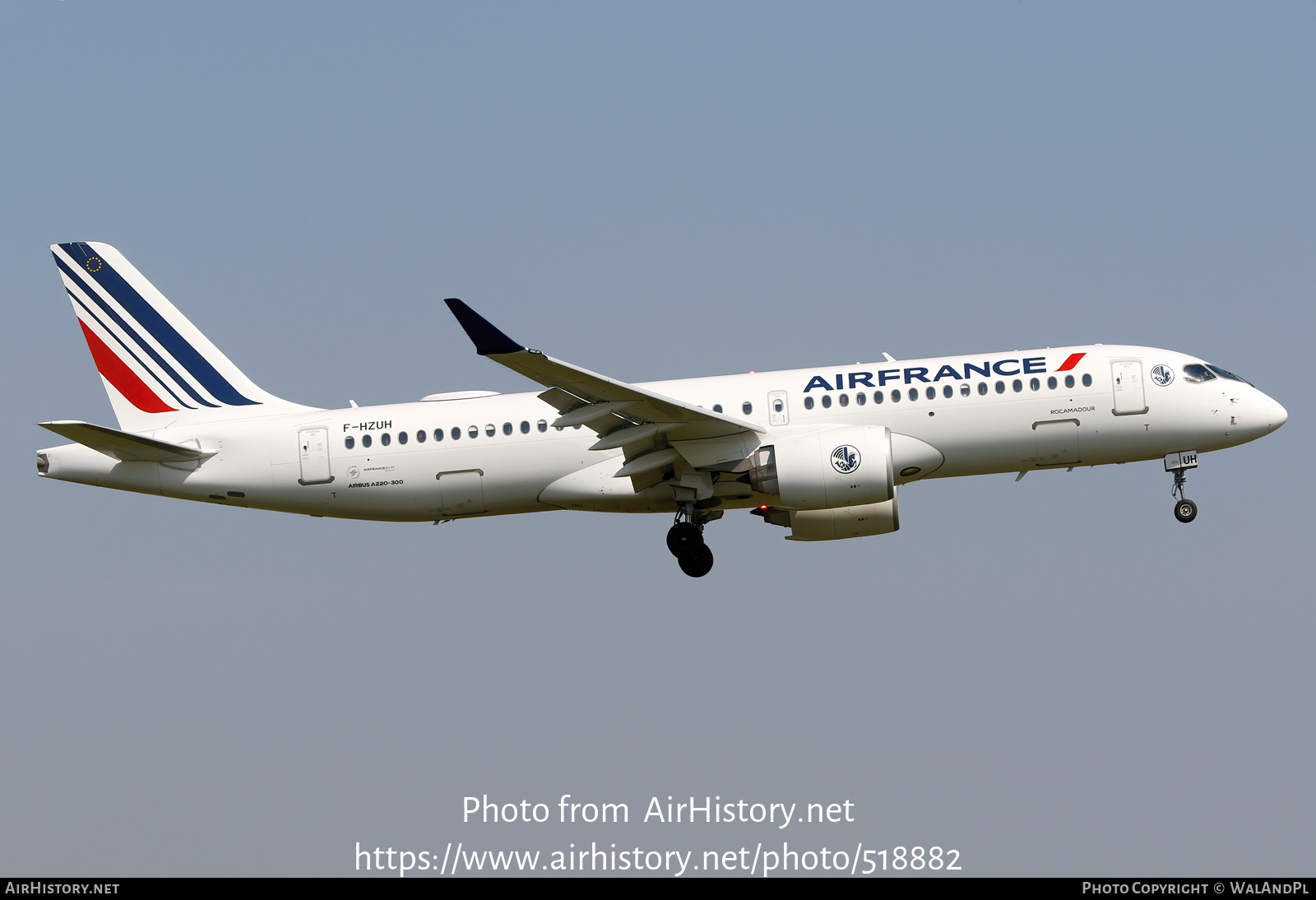 Aircraft Photo of F-HZUH | Airbus A220-371 (BD-500-1A11) | Air France | AirHistory.net #518882