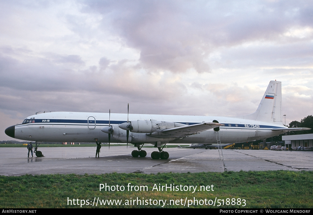 Aircraft Photo of RA-75431 | Ilyushin Il-18Gr | Elf Air | AirHistory.net #518883