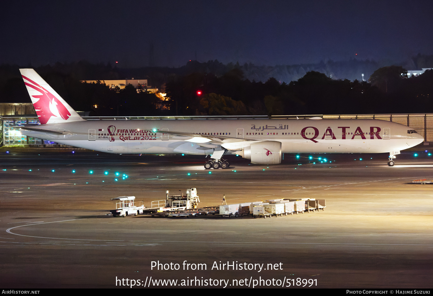 Aircraft Photo of A7-BAL | Boeing 777-3DZ/ER | Qatar Airways | AirHistory.net #518991