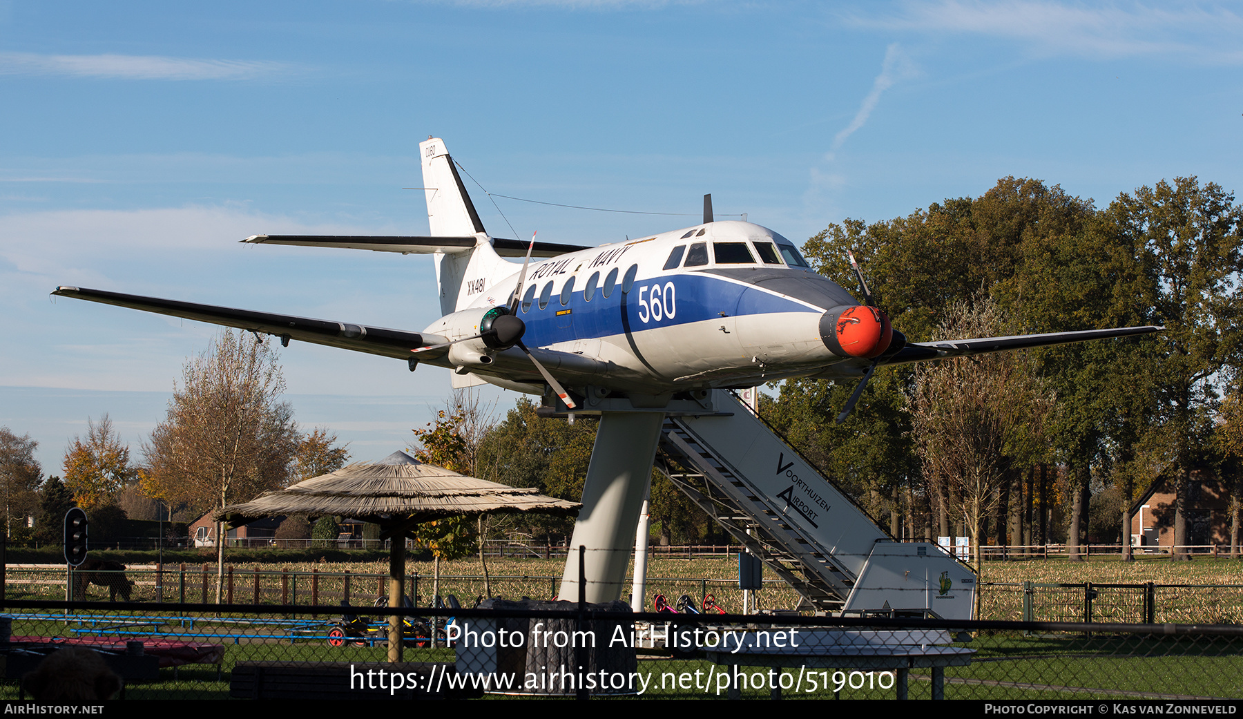 Aircraft Photo of XX481 | Scottish Aviation HP-137 Jetstream T2 | UK - Navy | AirHistory.net #519010