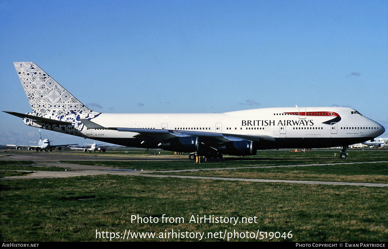 Aircraft Photo of G-CIVN | Boeing 747-436 | British Airways | AirHistory.net #519046