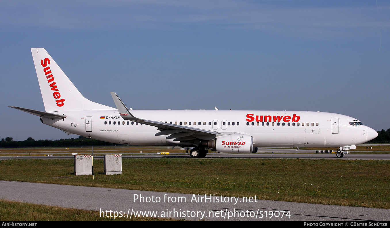 Aircraft Photo of D-AXLF | Boeing 737-8Q8 | XL Airways | AirHistory.net #519074