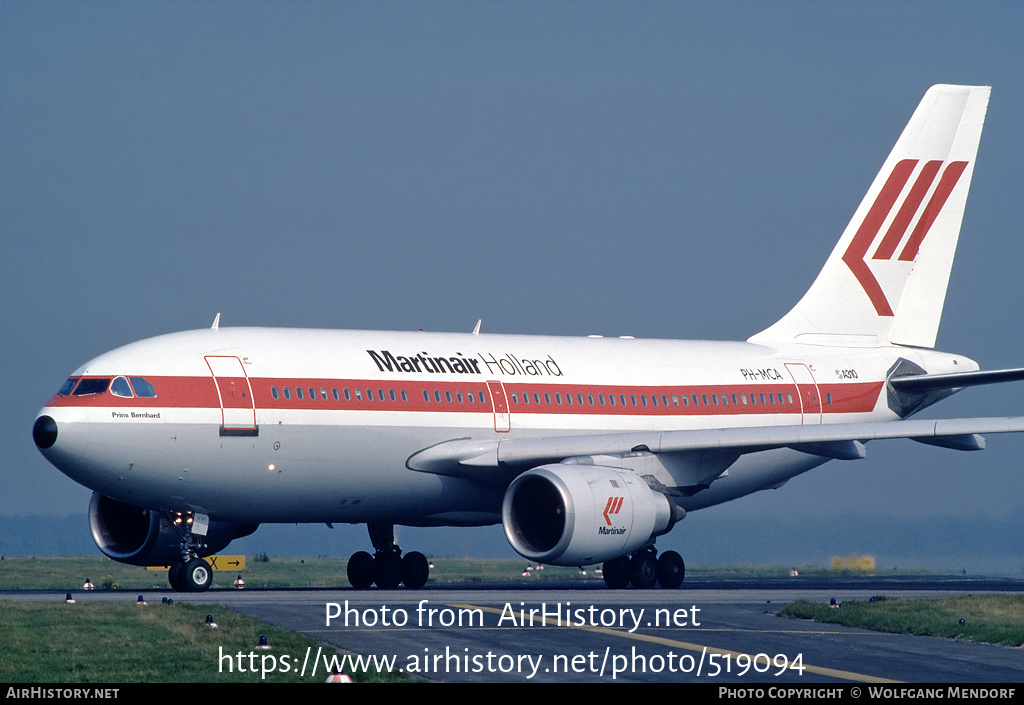 Aircraft Photo of PH-MCA | Airbus A310-203 | Martinair Holland | AirHistory.net #519094