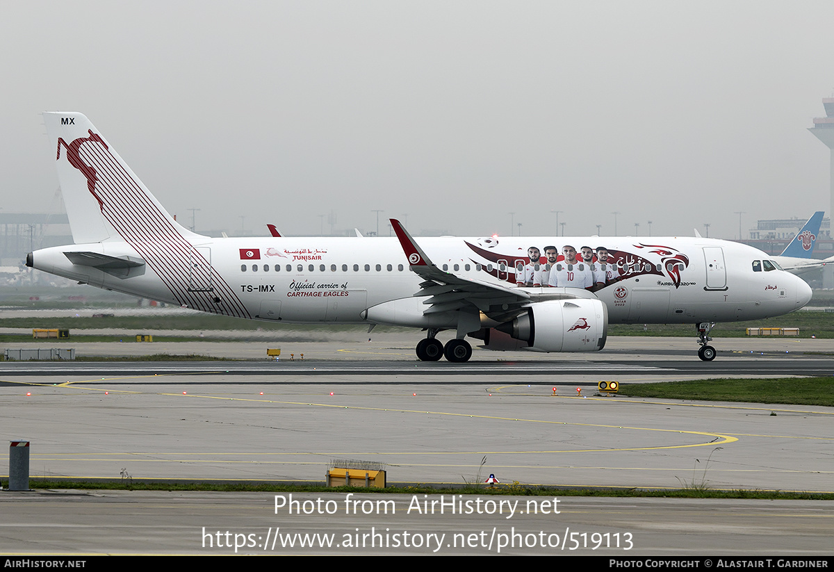 Aircraft Photo of TS-IMX | Airbus A320-251N | Tunisair | AirHistory.net #519113