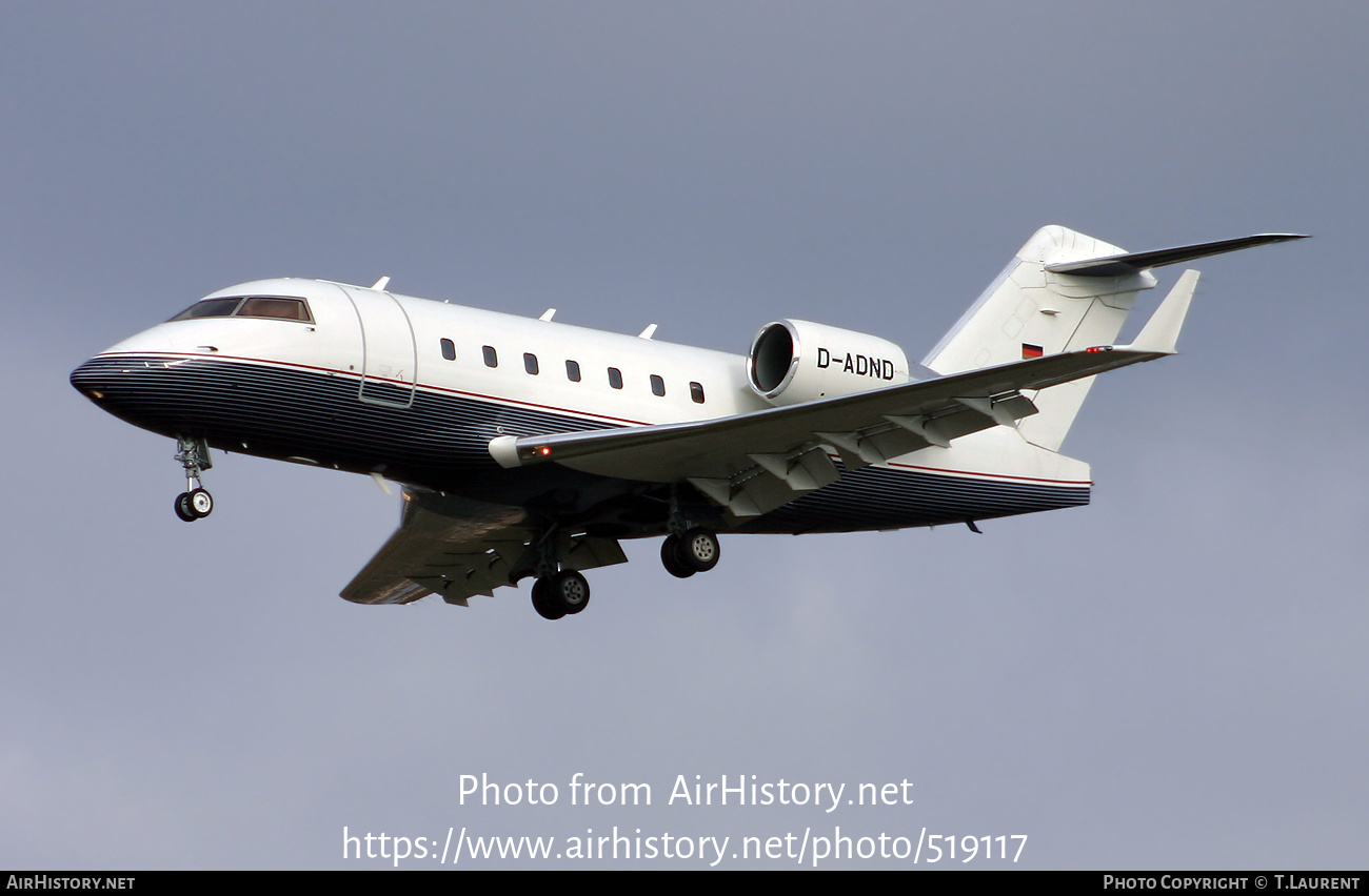 Aircraft Photo of D-ADND | Bombardier Challenger 604 (CL-600-2B16) | AirHistory.net #519117