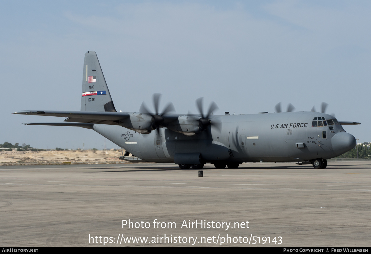 Aircraft Photo of 11-5748 / 15748 | Lockheed Martin C-130J-30 Hercules | USA - Air Force | AirHistory.net #519143