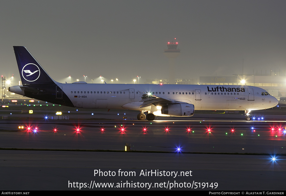 Aircraft Photo of D-AIDA | Airbus A321-231 | Lufthansa | AirHistory.net #519149