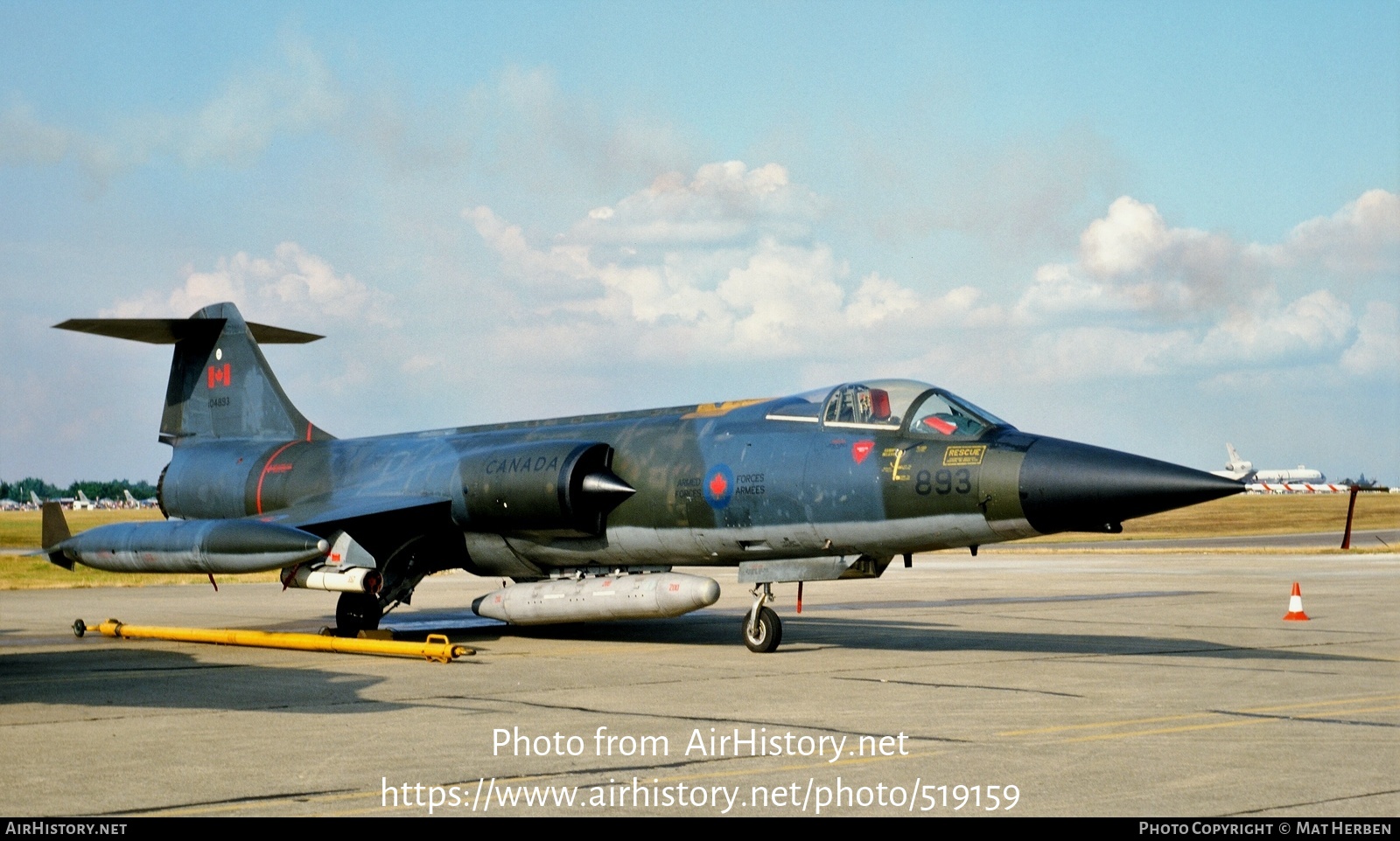 Aircraft Photo of 104893 | Lockheed CF-104 Starfighter | Canada - Air Force | AirHistory.net #519159