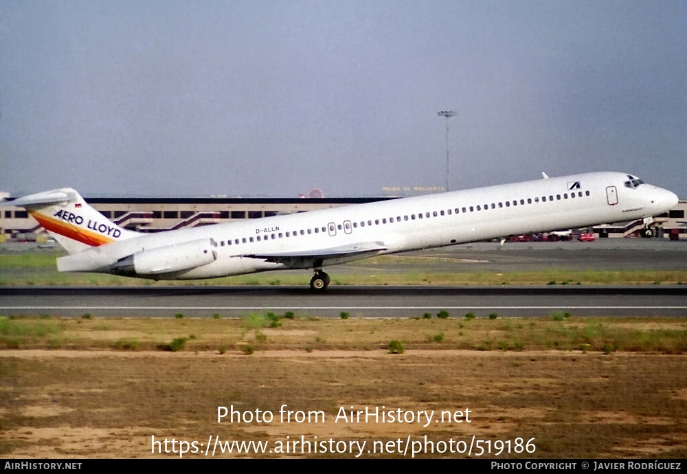 Aircraft Photo of D-ALLN | McDonnell Douglas MD-83 (DC-9-83) | Aero Lloyd | AirHistory.net #519186